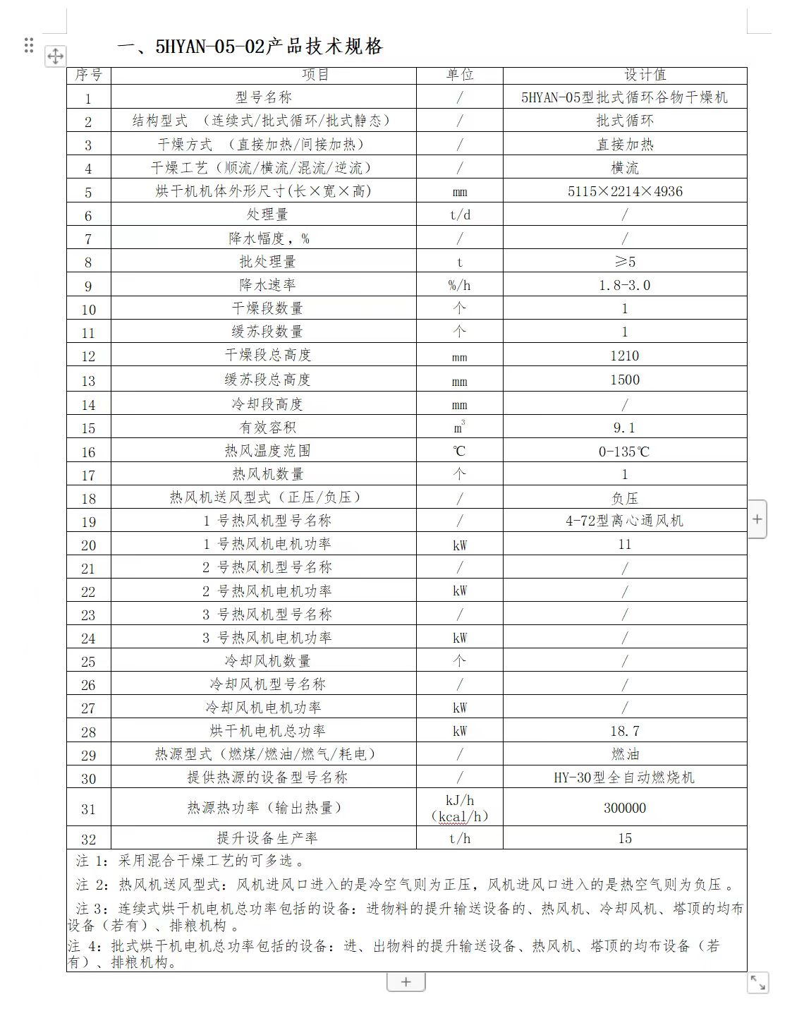 10吨移动式粮食烘干机