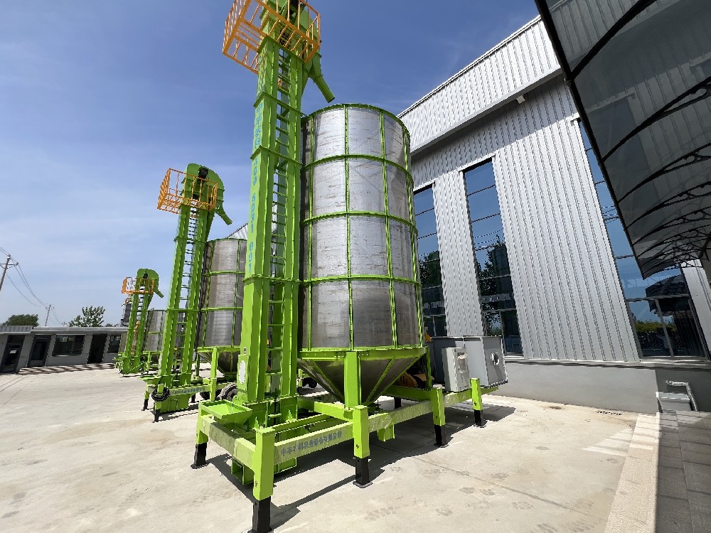 移动粮食烘干机现场图片